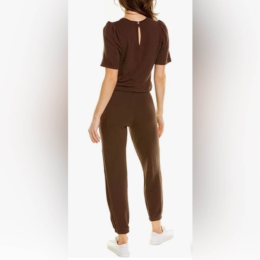 Monrow NWT super soft puff sleeve jumpsuit - Picture 2 of 7